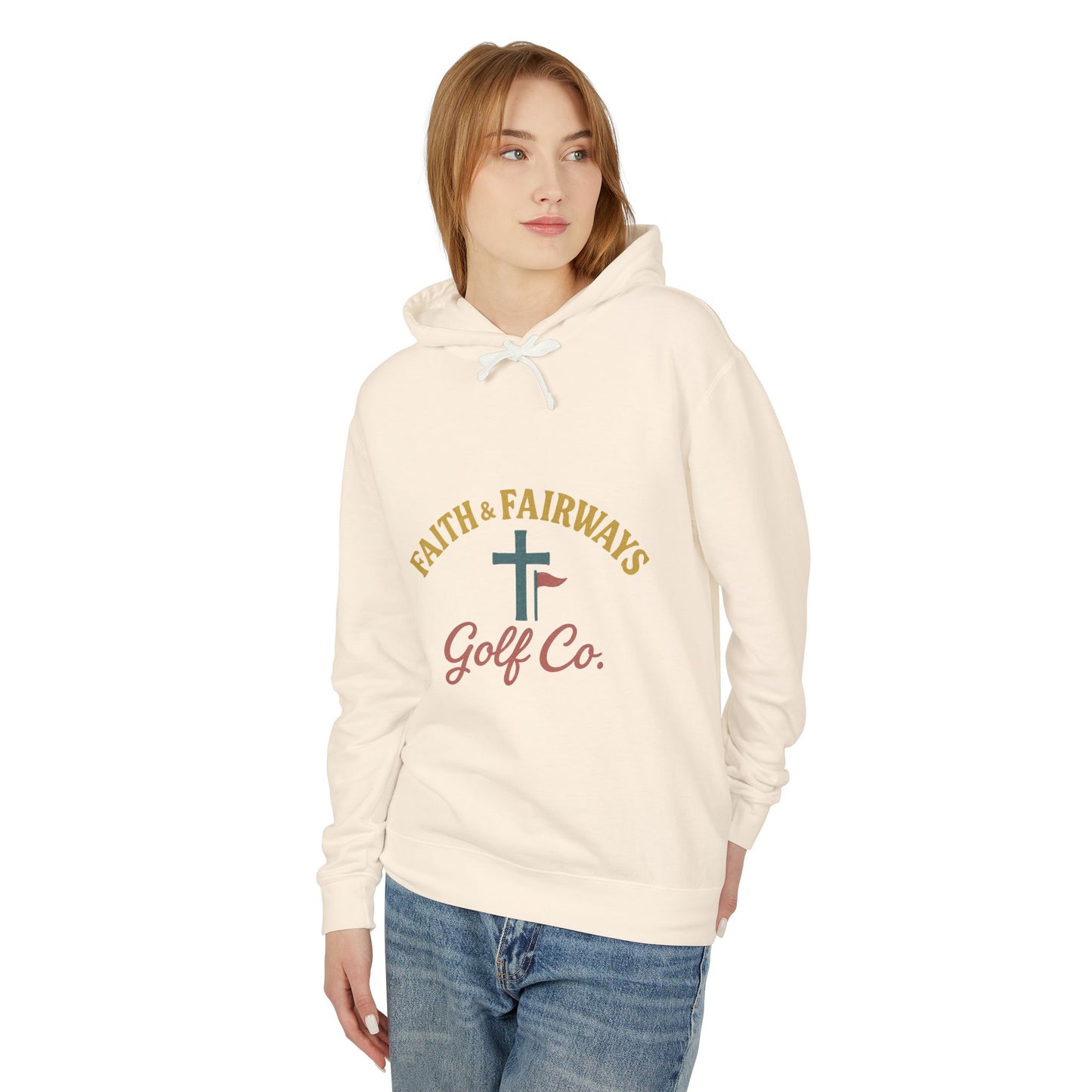 Faith & Fairways Hoodie - "Still Waters" Golf Sweatshirt with Psalm 23:2