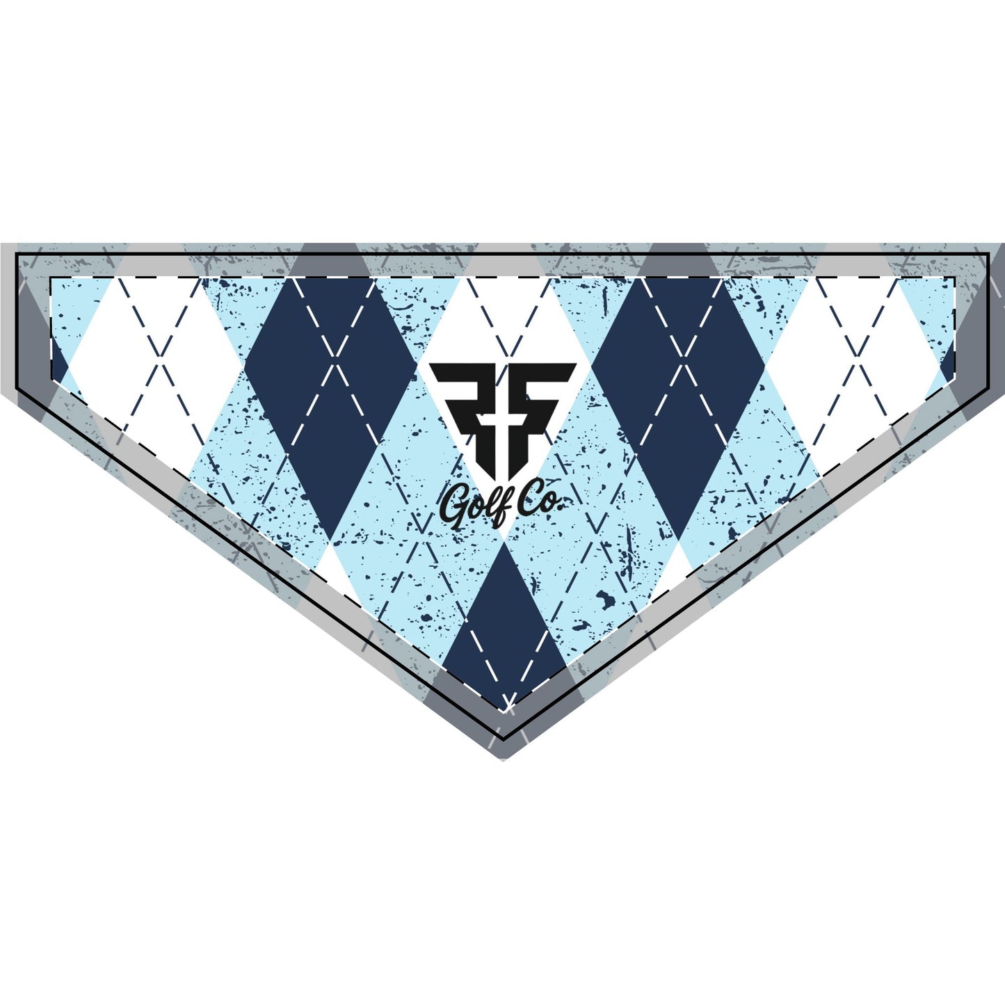 Faith & Fairways Clip-On Pet Bandana Collar