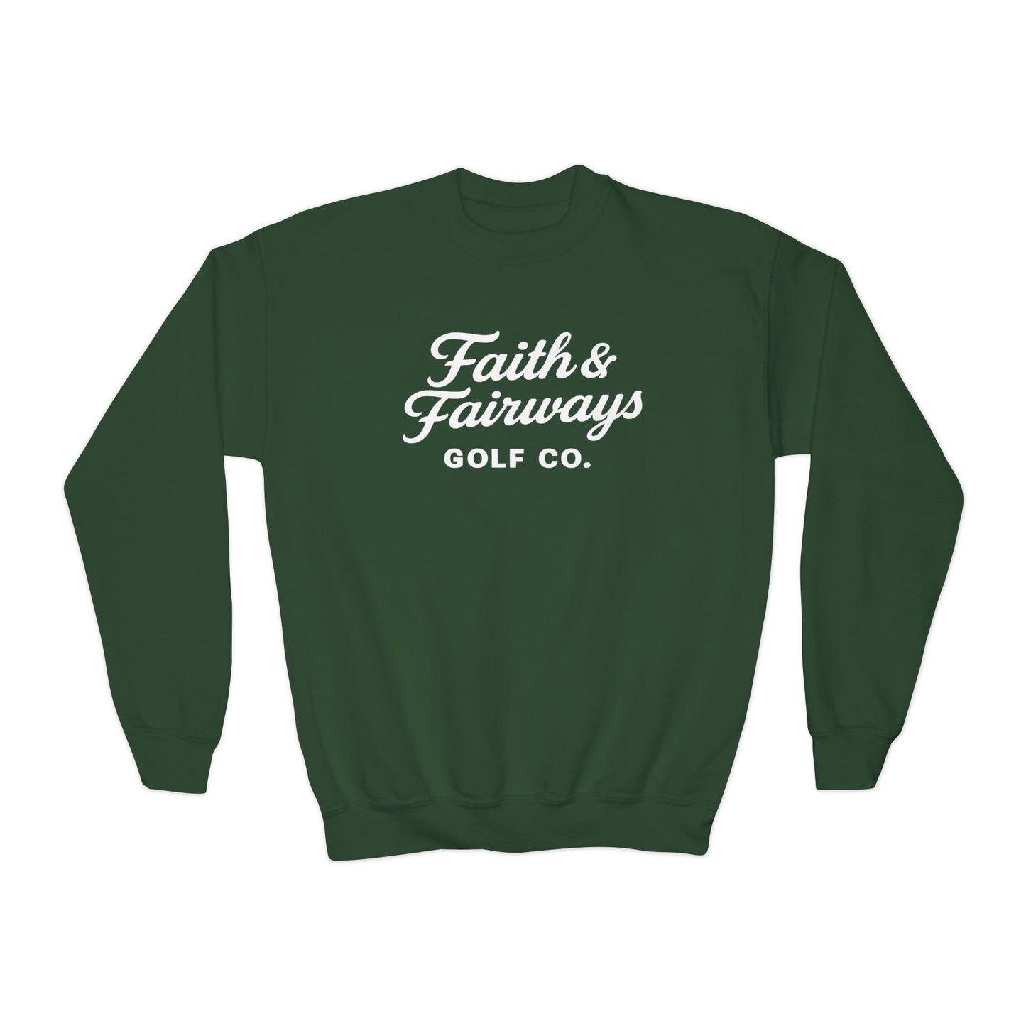 Youth Faith & Fairways Crewneck Pullover