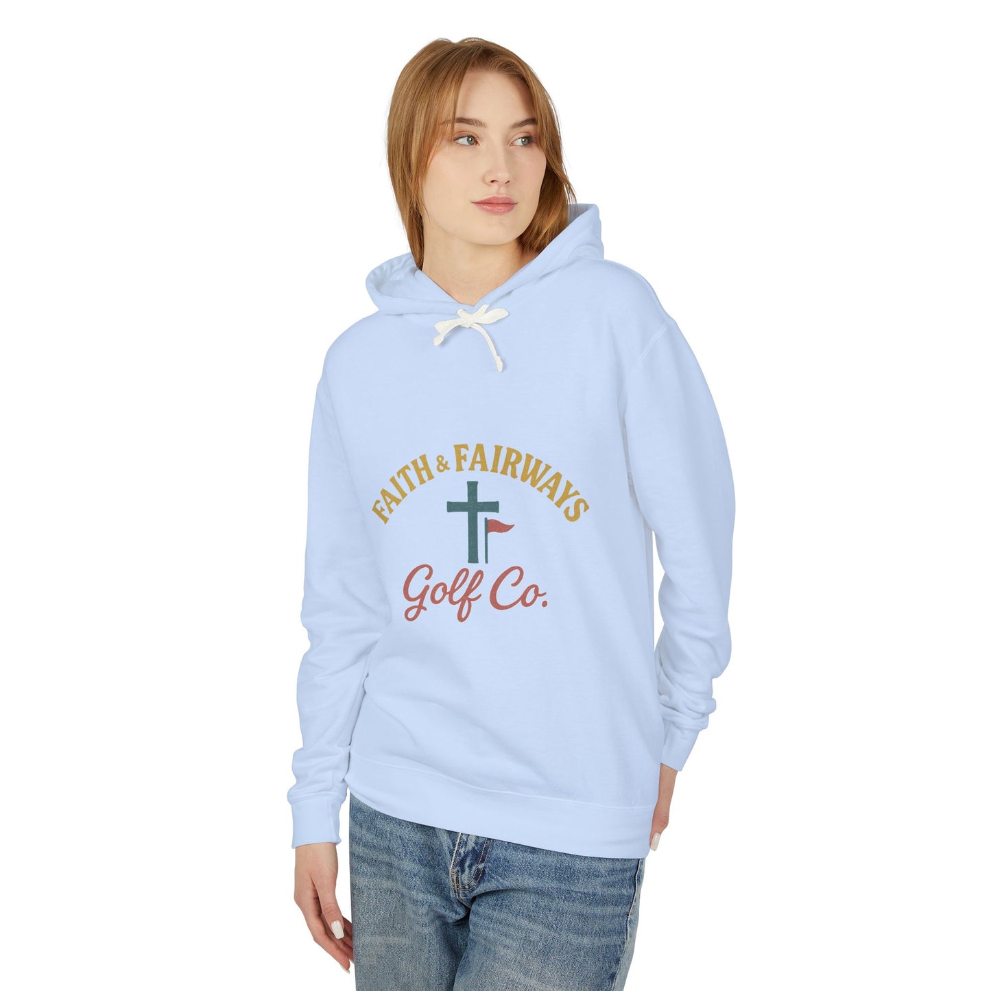 Faith & Fairways Hoodie - "Still Waters" Golf Sweatshirt with Psalm 23:2