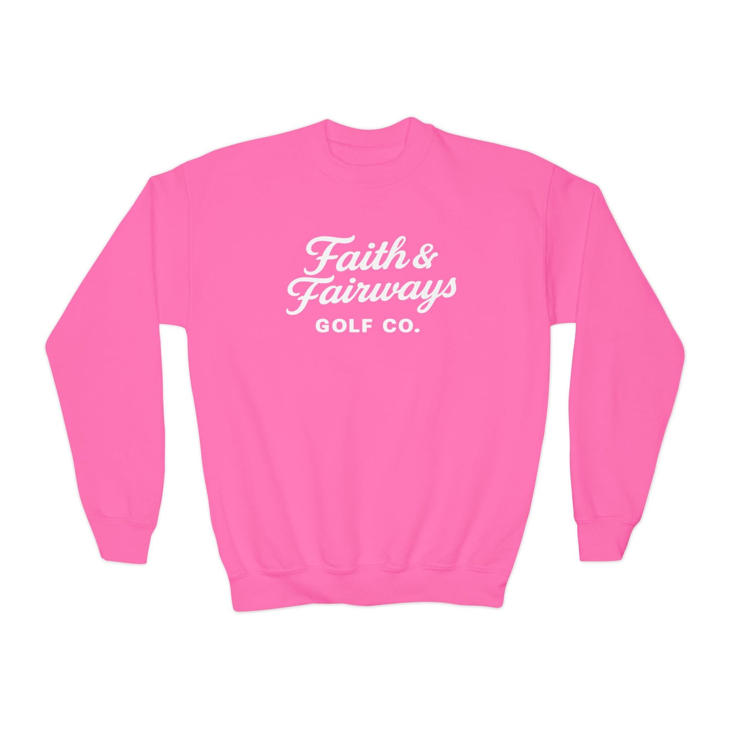Youth Faith & Fairways Crewneck Pullover