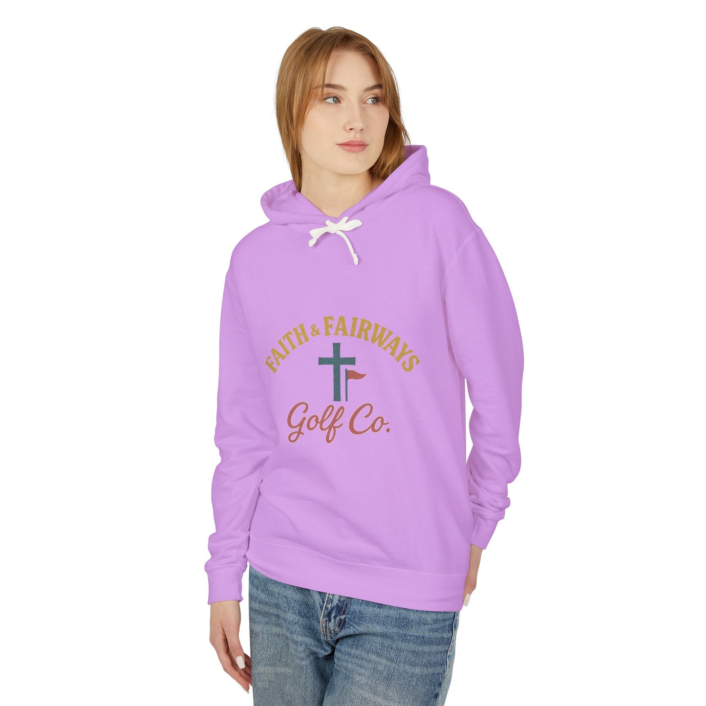Faith & Fairways Hoodie - "Still Waters" Golf Sweatshirt with Psalm 23:2