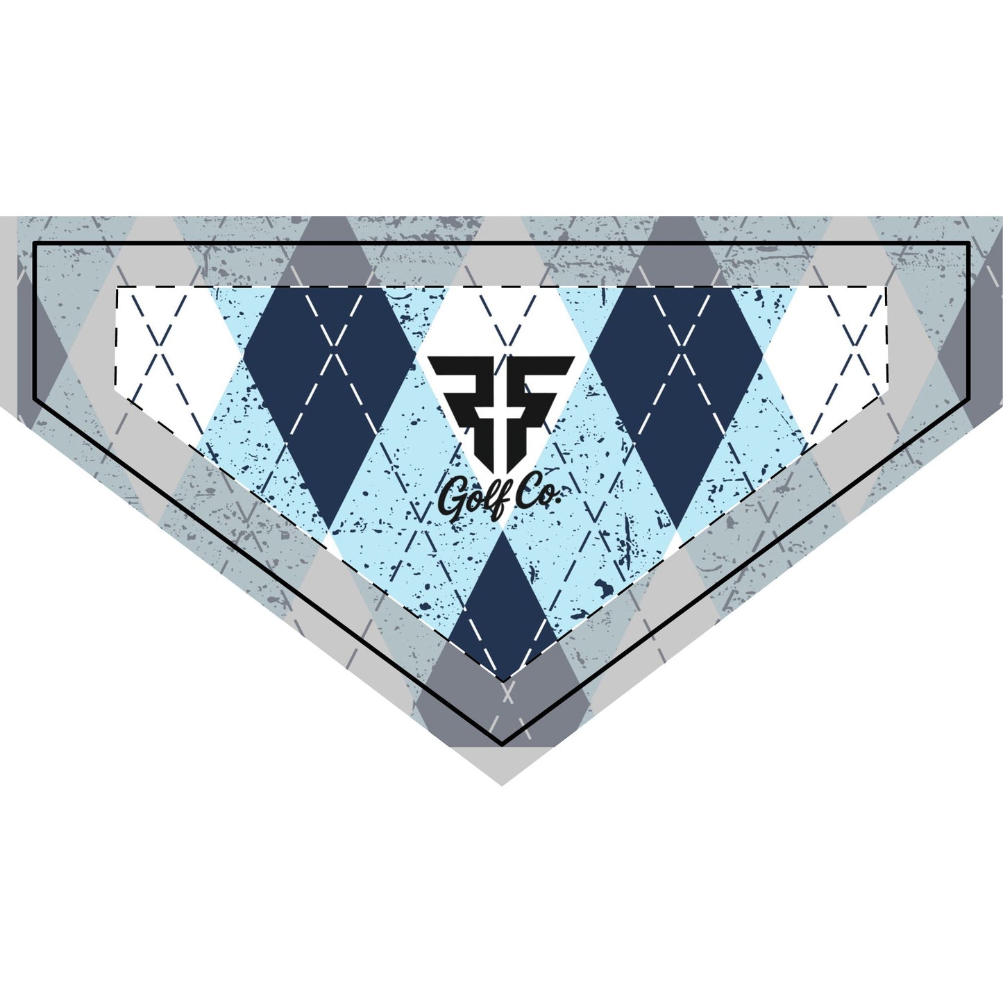 Faith & Fairways Clip-On Pet Bandana Collar