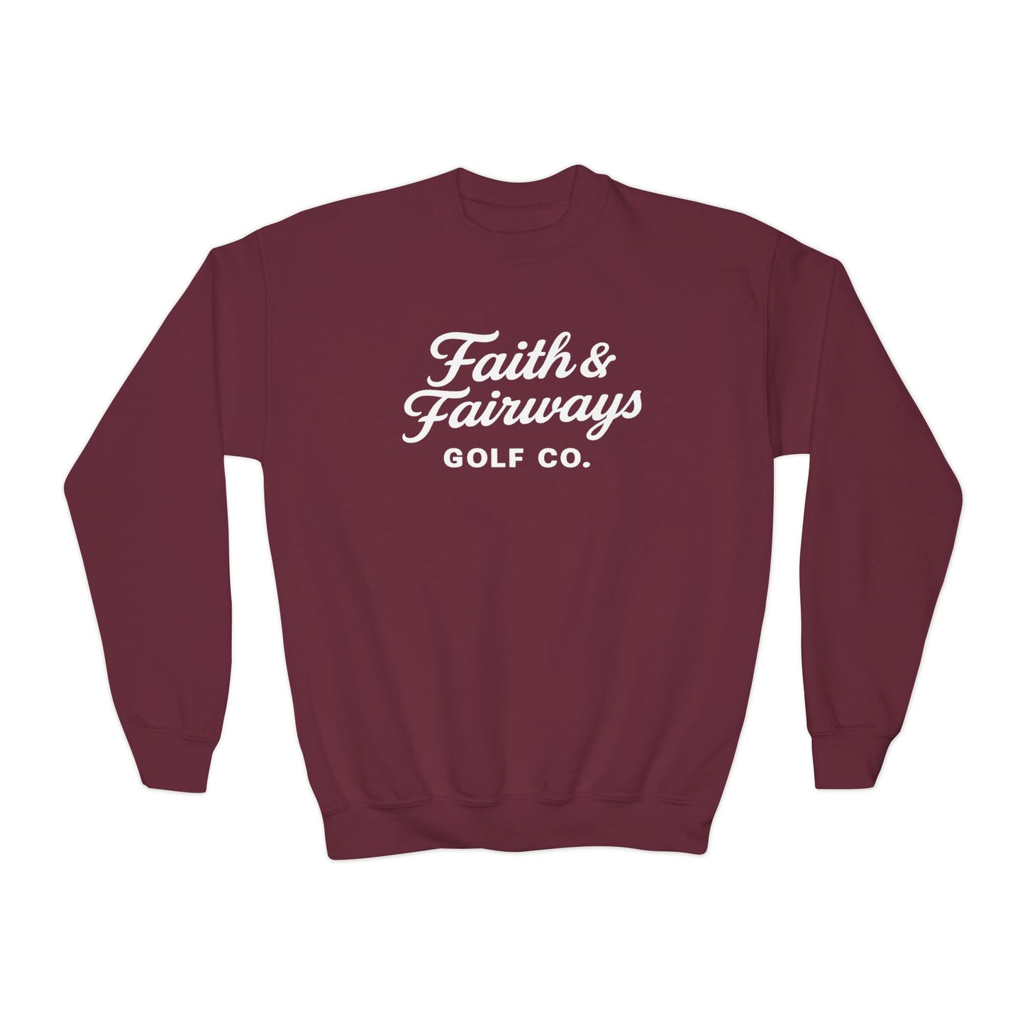 Youth Faith & Fairways Crewneck Pullover