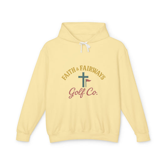 Faith & Fairways Hoodie - "Still Waters" Golf Sweatshirt with Psalm 23:2