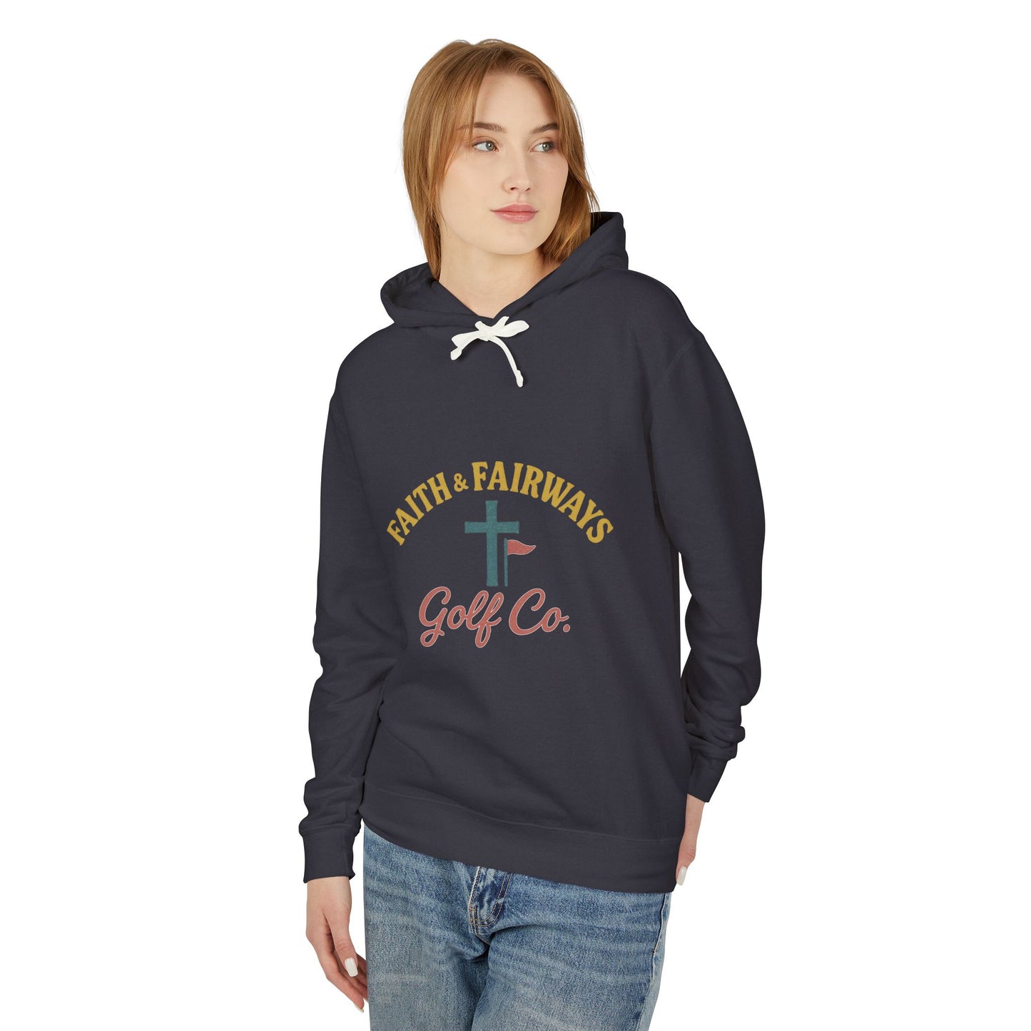 Faith & Fairways Hoodie - "Still Waters" Golf Sweatshirt with Psalm 23:2