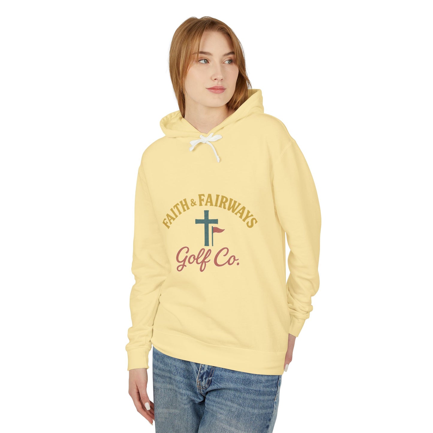 Faith & Fairways Hoodie - "Still Waters" Golf Sweatshirt with Psalm 23:2