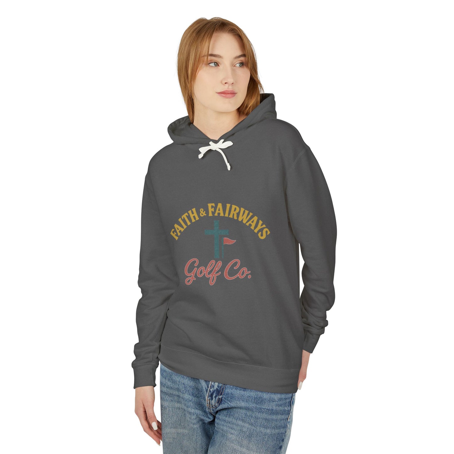 Faith & Fairways Hoodie - "Still Waters" Golf Sweatshirt with Psalm 23:2