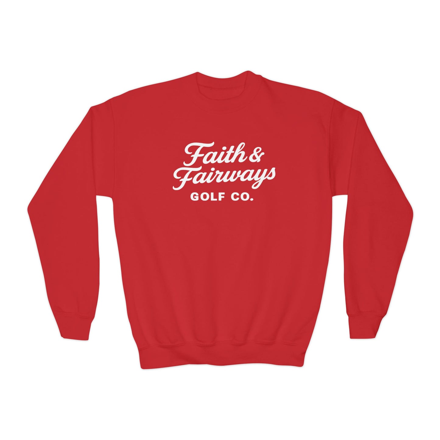 Youth Faith & Fairways Crewneck Pullover