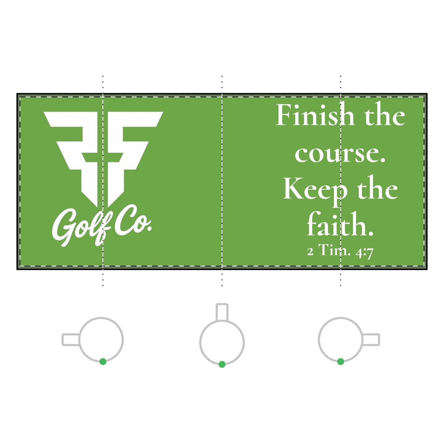 Finish the Course. Keep the Faith. Coffee Mug 11 oz