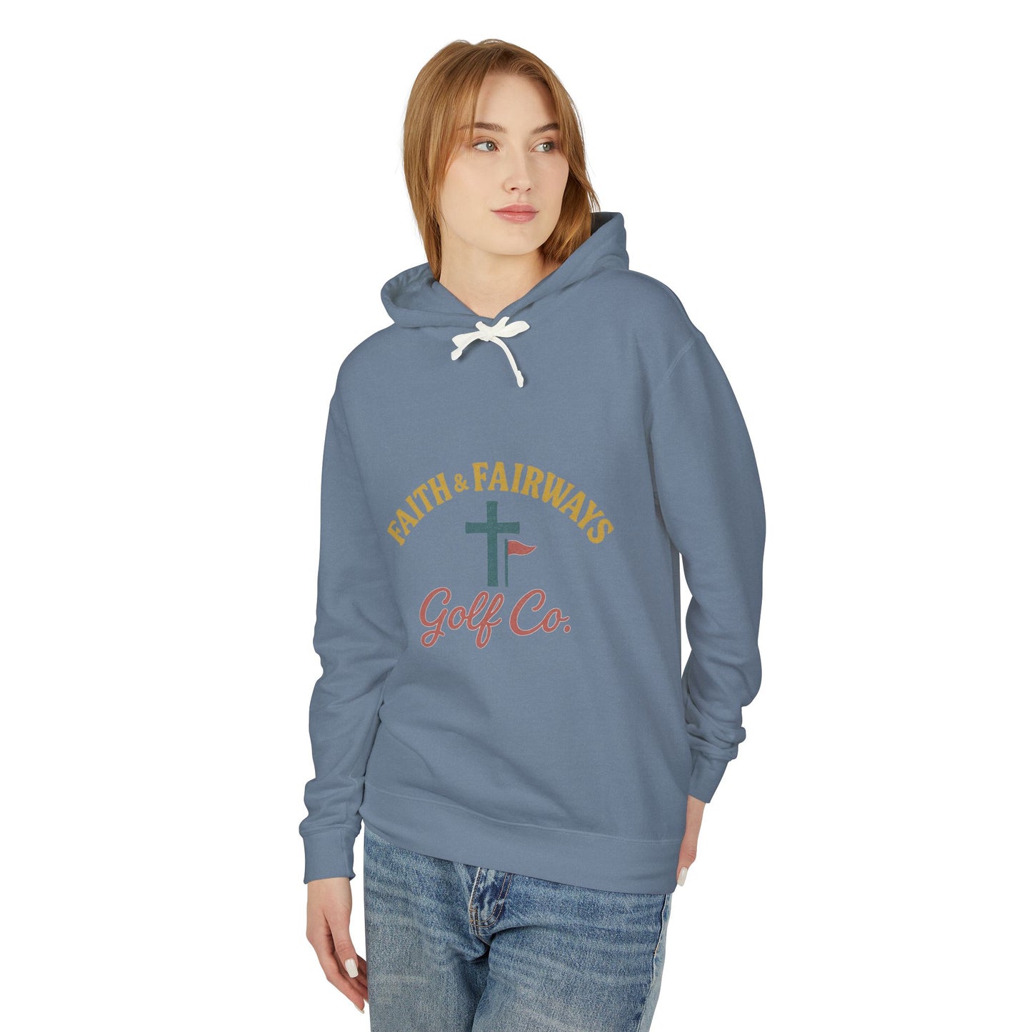 Faith & Fairways Hoodie - "Still Waters" Golf Sweatshirt with Psalm 23:2