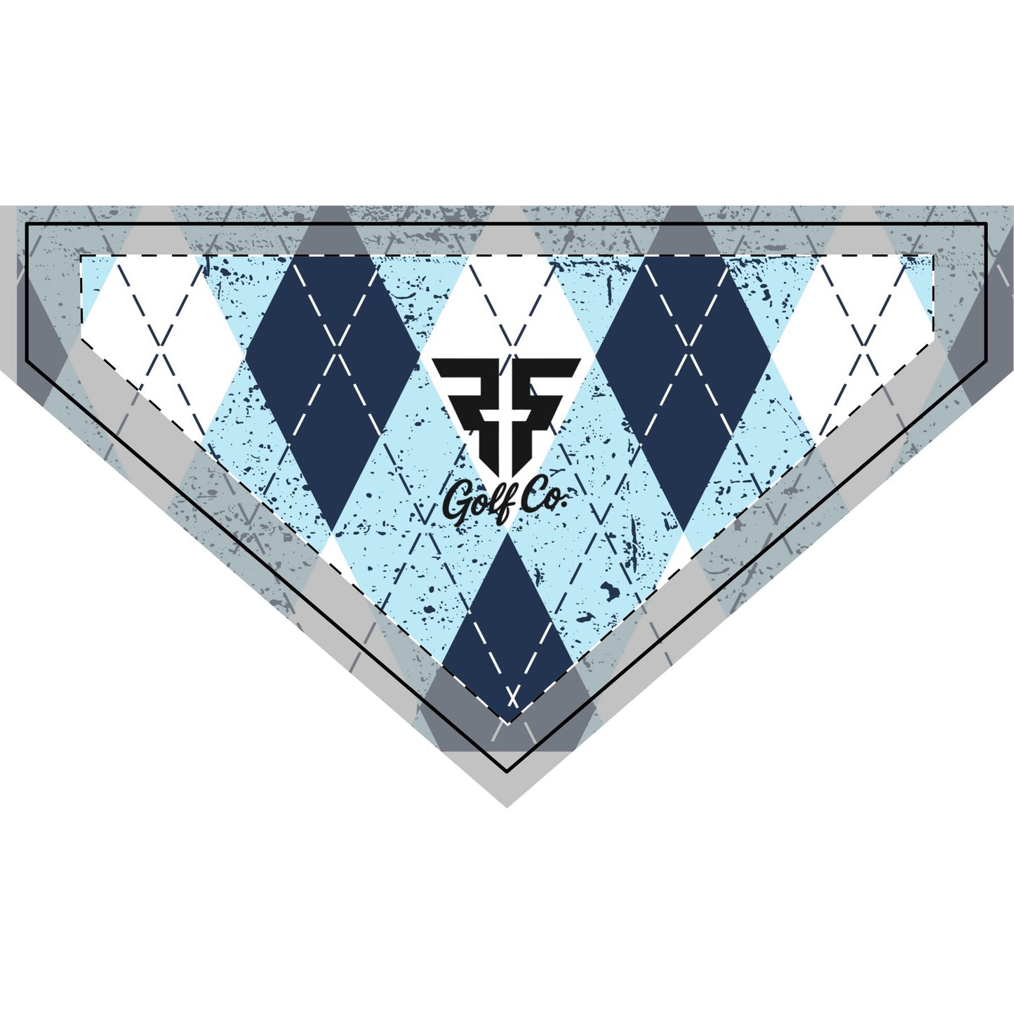 Faith & Fairways Clip-On Pet Bandana Collar