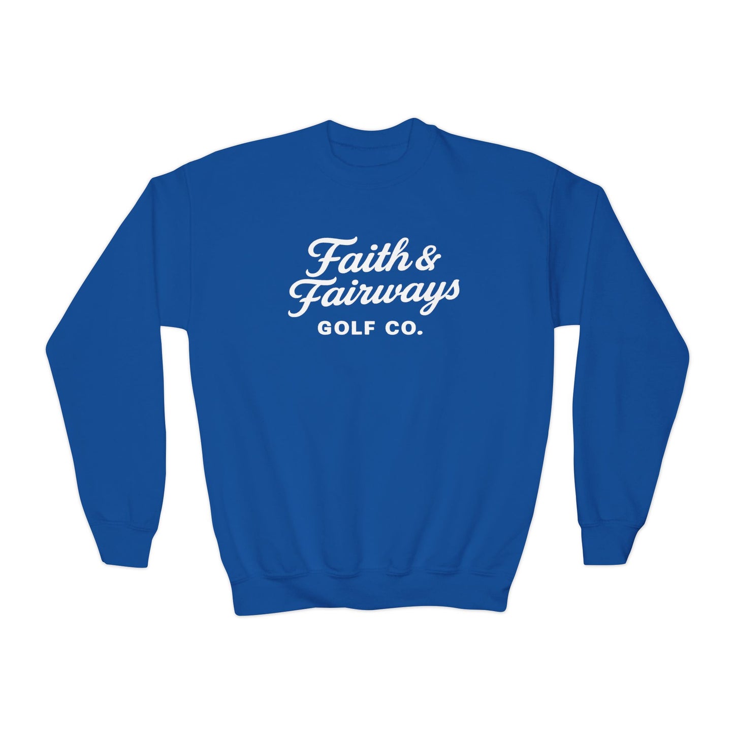 Youth Faith & Fairways Crewneck Pullover