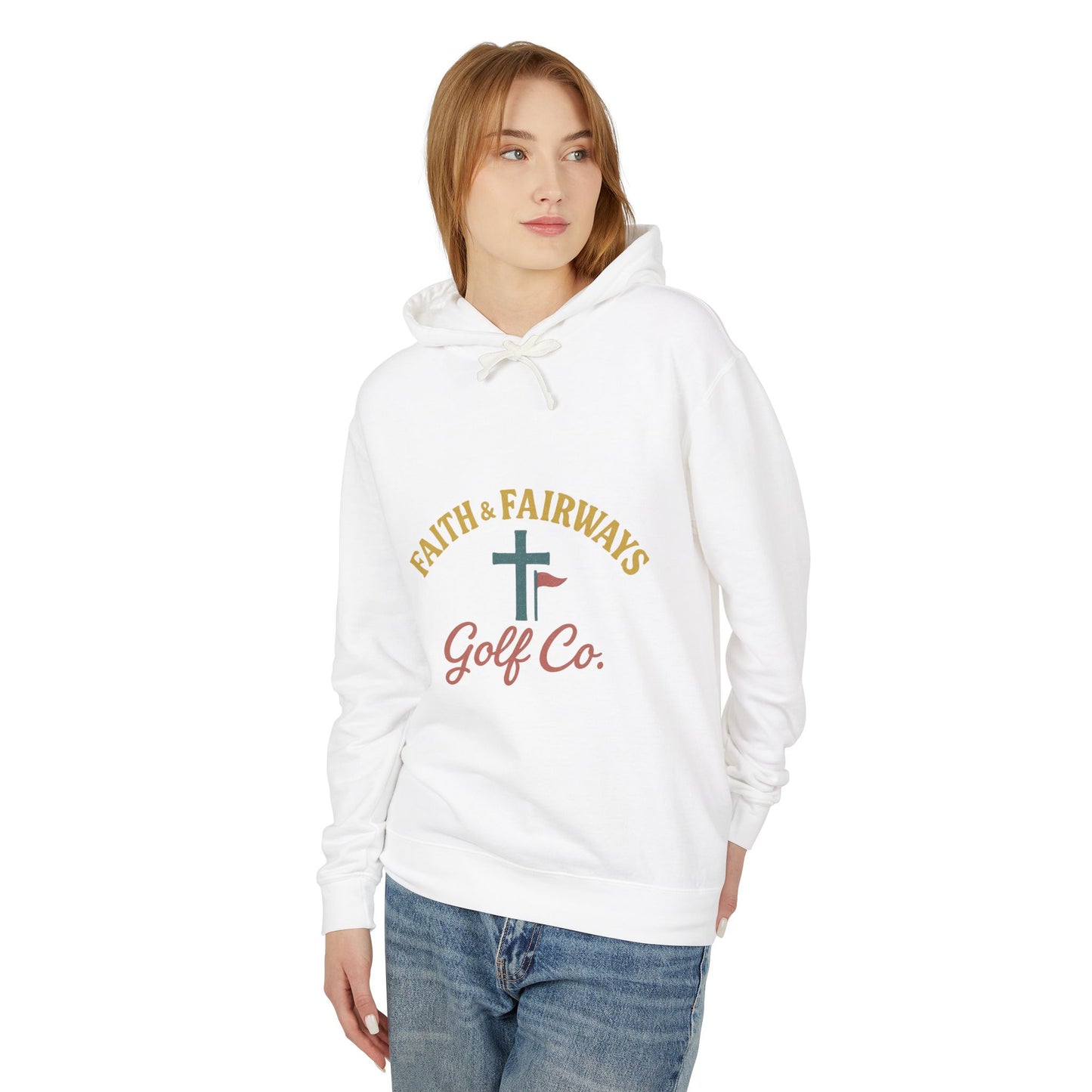Faith & Fairways Hoodie - "Still Waters" Golf Sweatshirt with Psalm 23:2