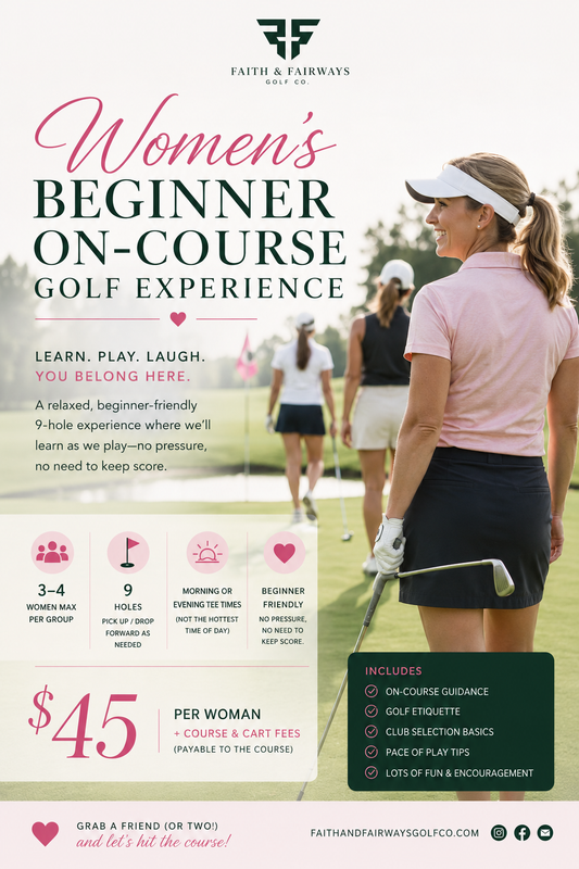 Women's Beginner On-Course Golf Experience